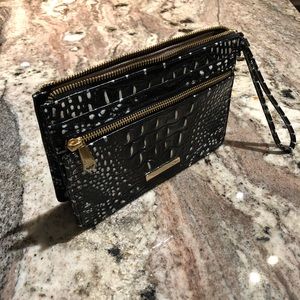 Brahmin Winnie Wristlet in Black Melbourne